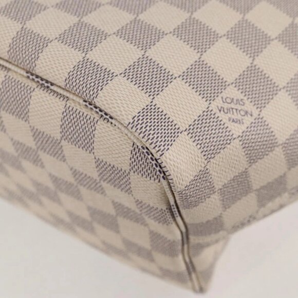 LOUIS VUITTON Damier Azur Neverfull MM Tote Bag N41605 LV Auth ac3855V - Picture 4 of 16